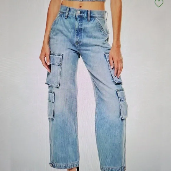 DENIM FORUM: The 90s Millie Rise Cargo Jean - Picture 2 of 10
